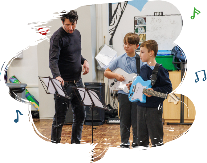 Musical Minds founders and students